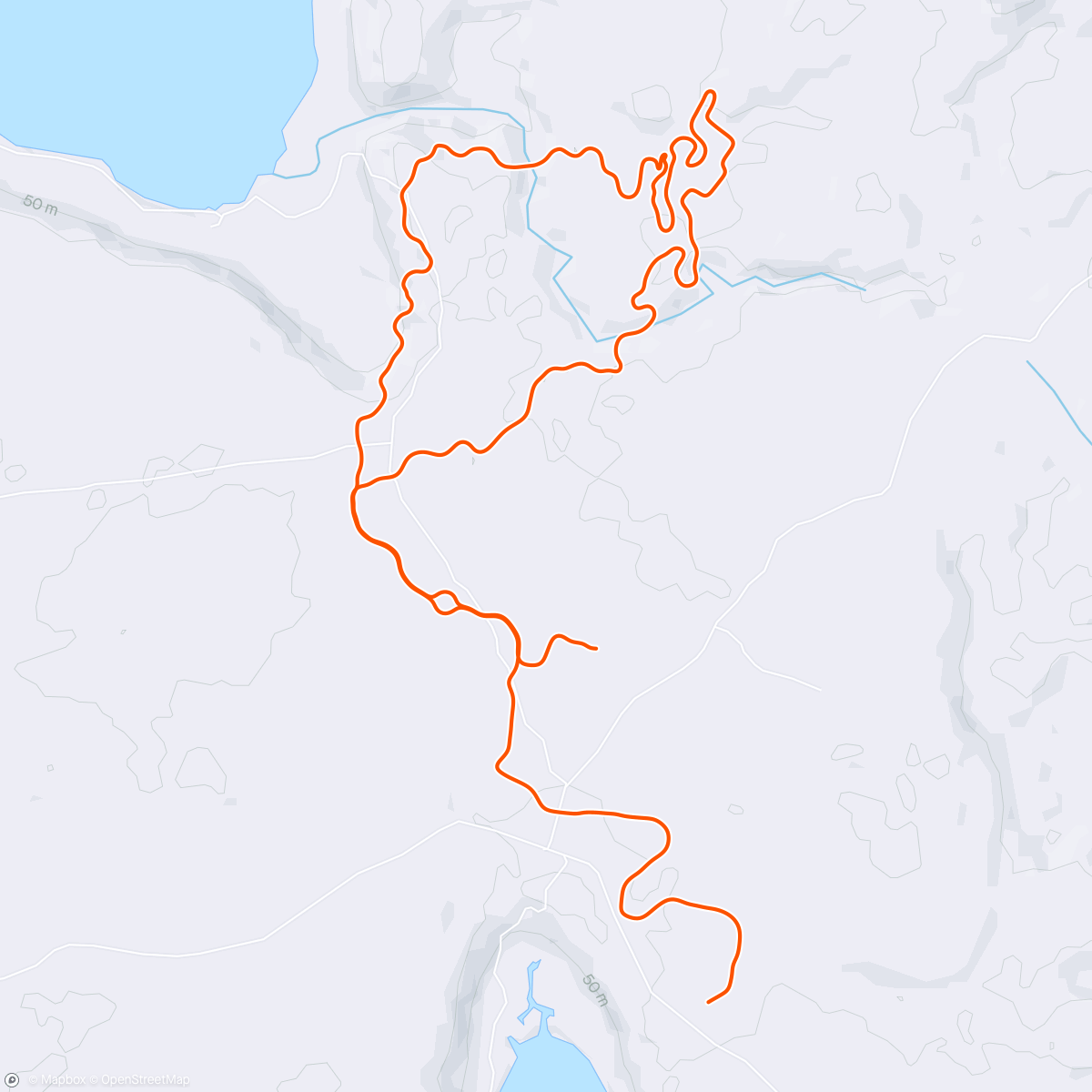 Map of the activity, Zwift - Race: KISS Racing (B) on Castle to Castle in Makuri Islands
