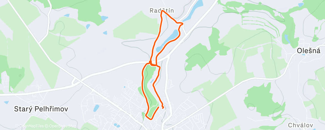 Map of the activity, Když babi hlídá