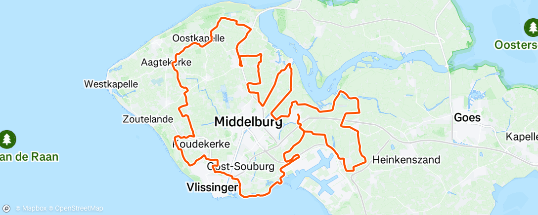 Map of the activity, Zonder routeplan toch weer precies 💯