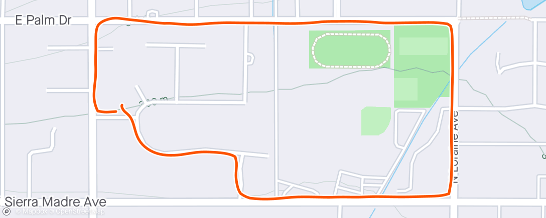 Mappa dell'attività Afternoon Walk