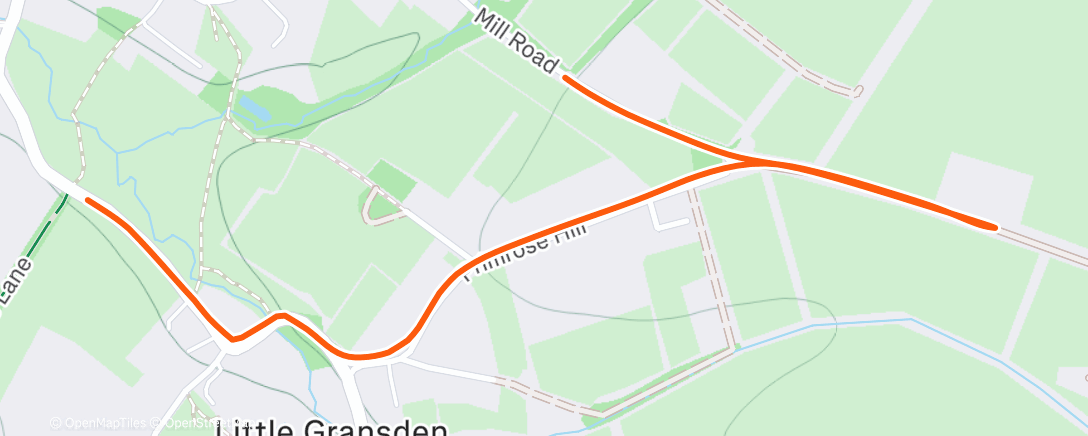 Карта физической активности (Night Walk - Getting windy again on the ice.)