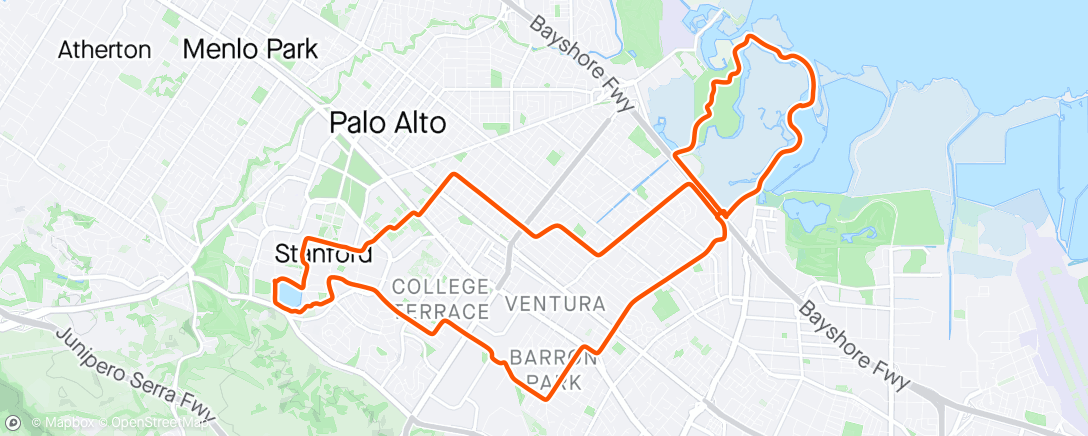 Map of the activity, Fixed Gear Ride