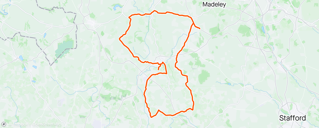 Map of the activity, Cold, slow and dangerous - not nice 👍🤟