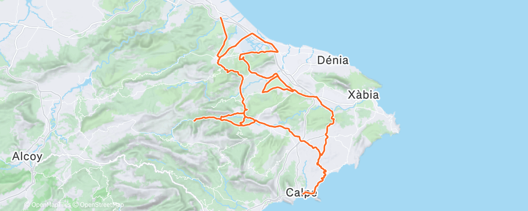 Map of the activity, Morning Ride