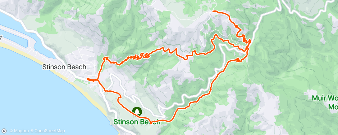 Mappa dell'attività Afternoon Hike