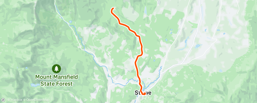 Map of the activity, Morning Ride