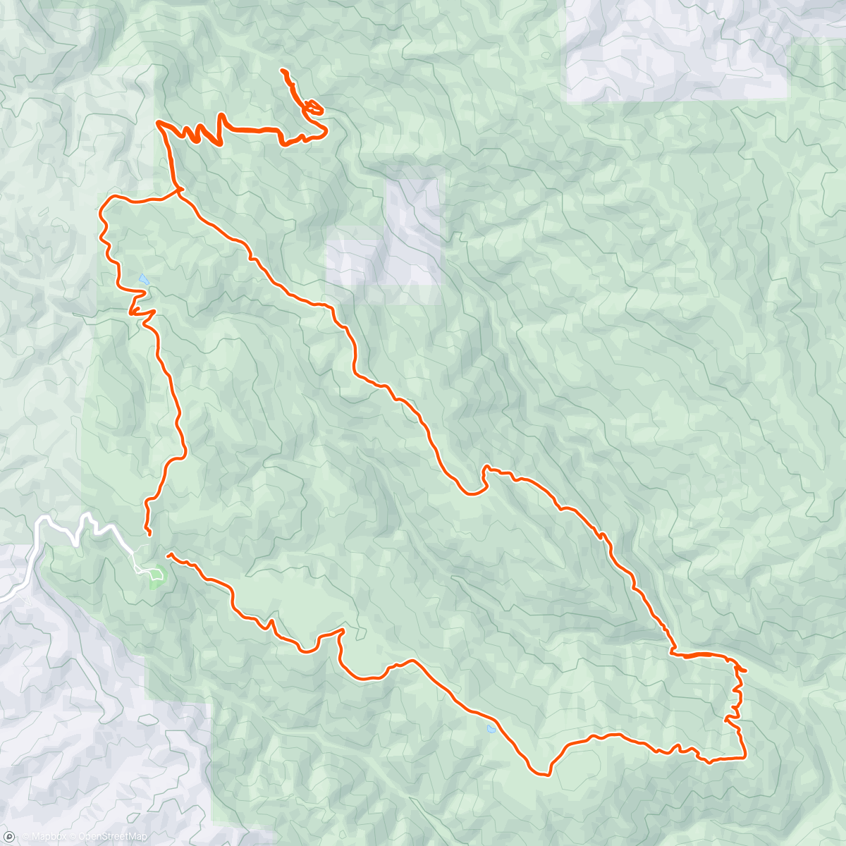 Map of the activity, Henry Coe: Snow, Water, Lush Green and plenty of Fun w/ Marcin
