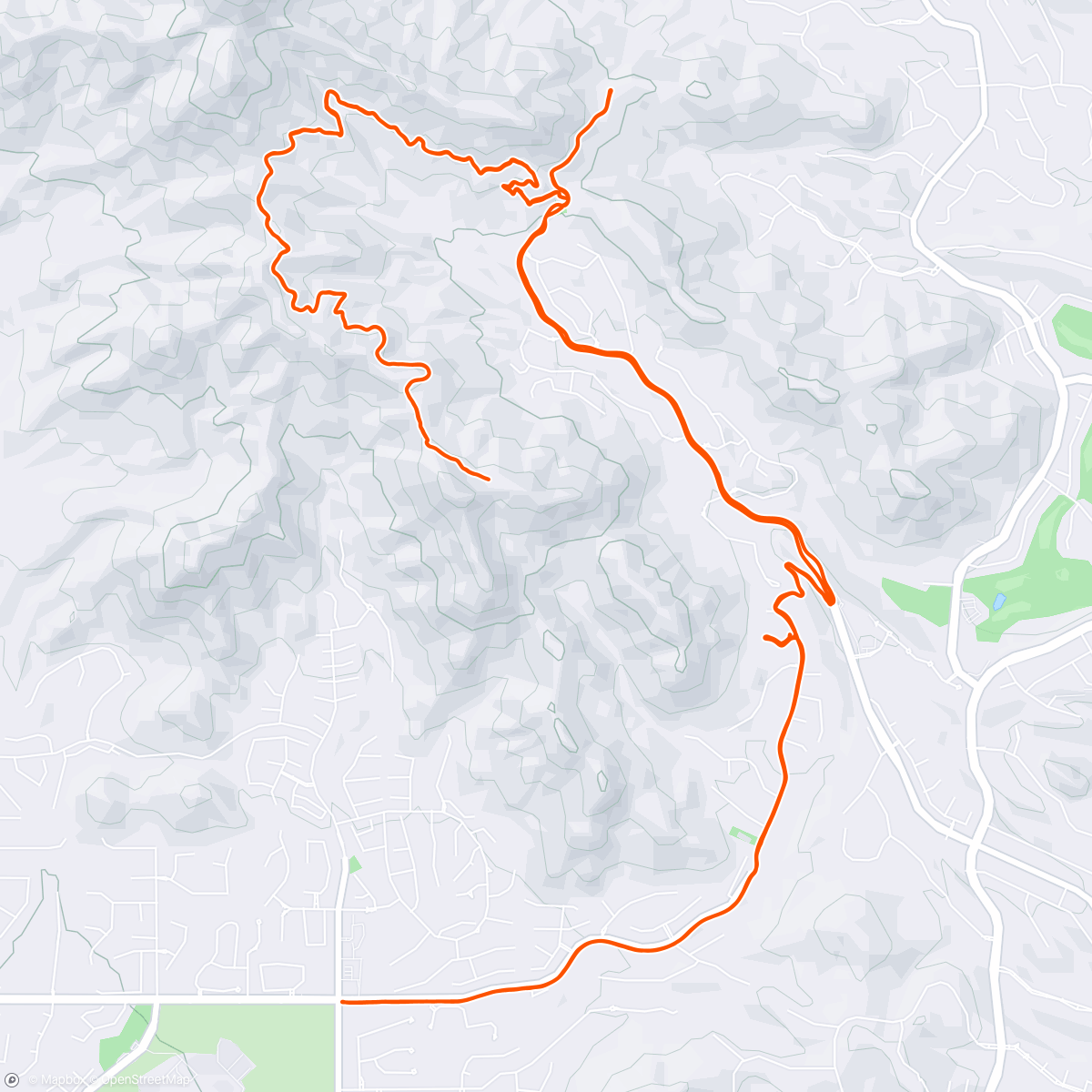 Map of the activity, Backyard MTB! Adero! 🚵🌵