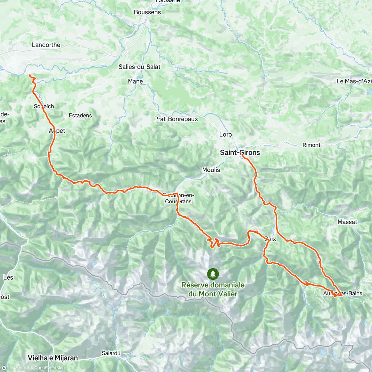 Map of the activity, 4 Etapa - La Route D’Occitanie 🏆
