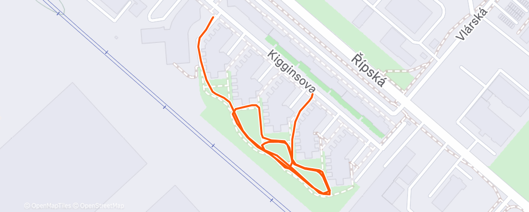 Map of the activity, Abych se neposral ještě 1km ať je to half 😂