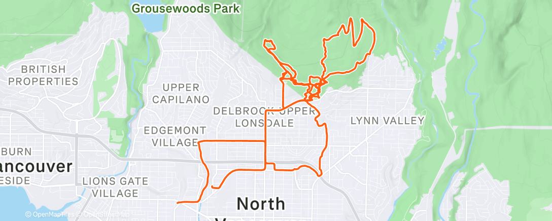 Map of the activity, MTB ride : night shift with Thor, day shift with Theo and Sasha 👌