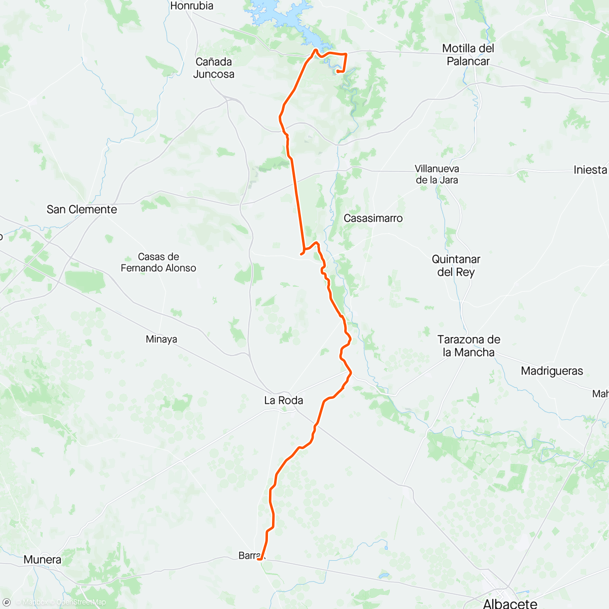 Map of the activity, Etappe 7 Vuelta 🇪🇸