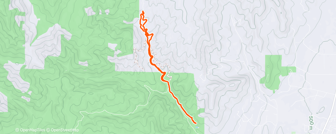 Map of the activity, Ride with Ian