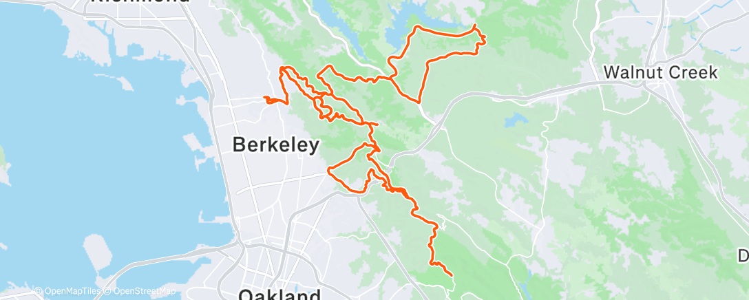 Map of the activity, Morning Ride