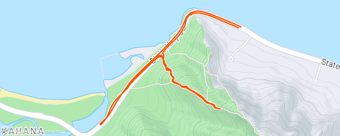 Map of the activity, Vert And Speed
