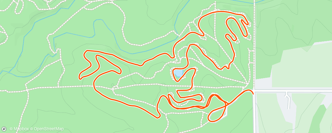 Mapa da atividade, Afternoon Mountain Bike Ride mmp