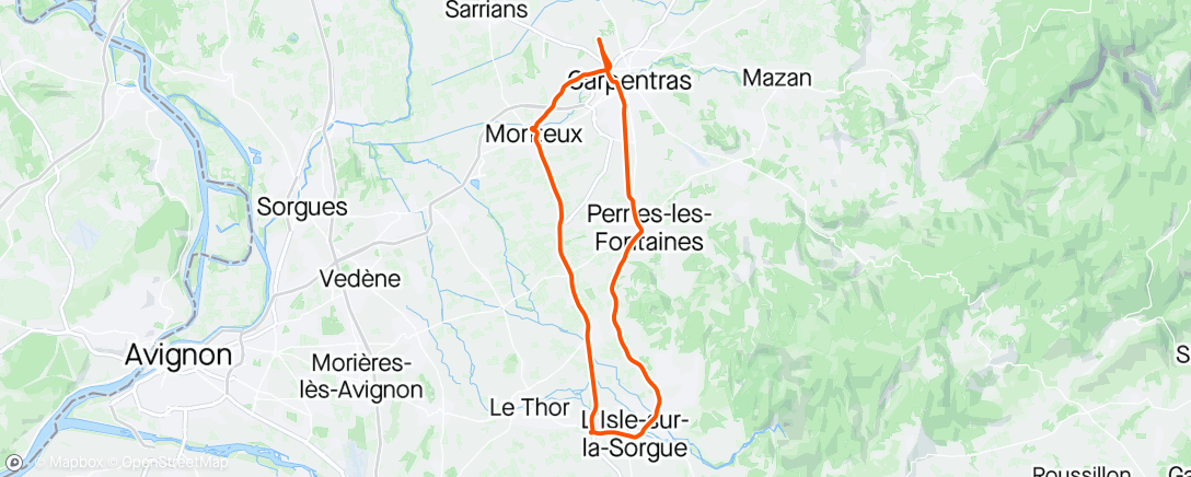 Map of the activity, Récup bières Nesque
