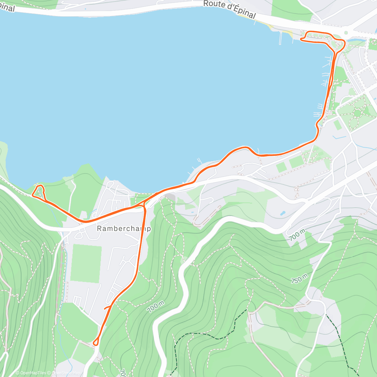 Карта физической активности (Matinée froide)