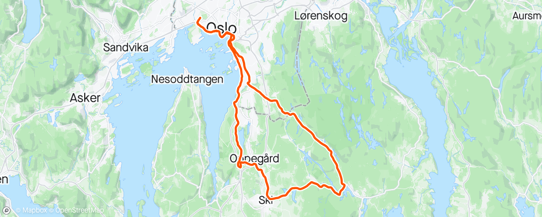 Map of the activity, Årets første - med Martin, Bjørnar og Tim