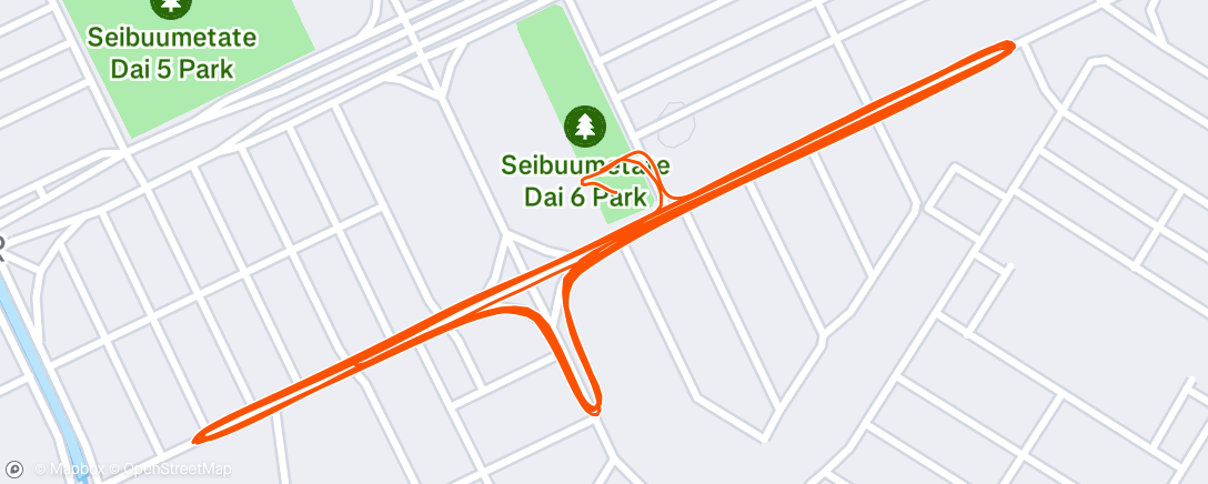 Map of the activity, ランチタイム ライド