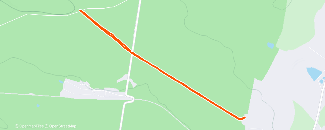 Map of the activity, Lunch Run