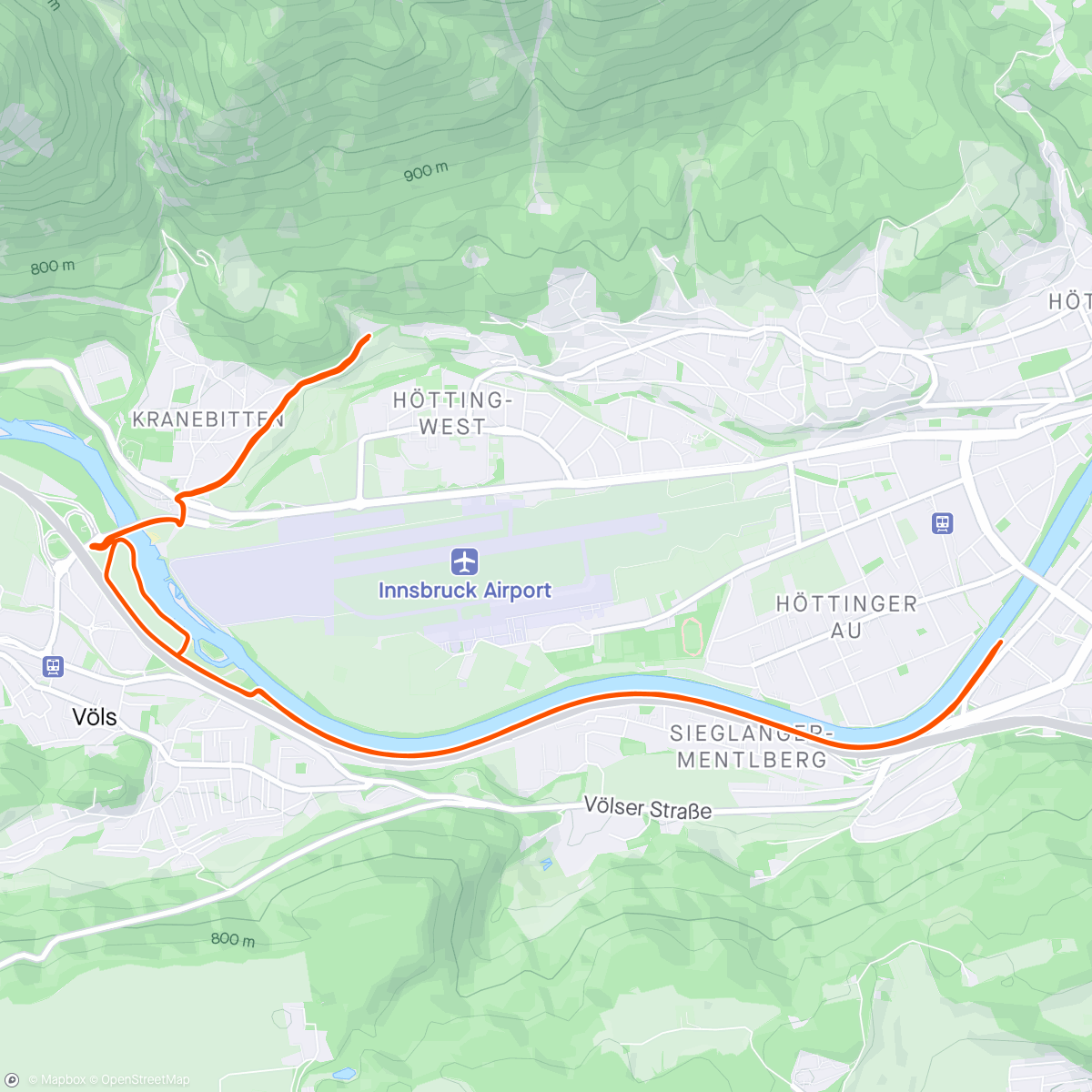 Map of the activity, Innrunde