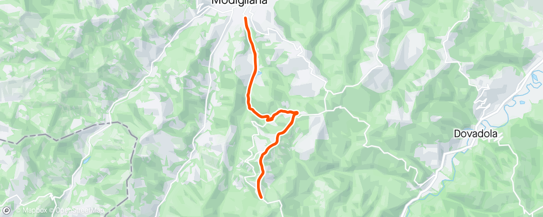 アクティビティ「Giro corto MTB Porcilaia, Via Morana , Taglio Madonnina e ritorno dalla stessa strada」の地図