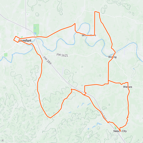 Tour De Boerne 2022 Comfort Route 62.9 km Cycling Route on Strava