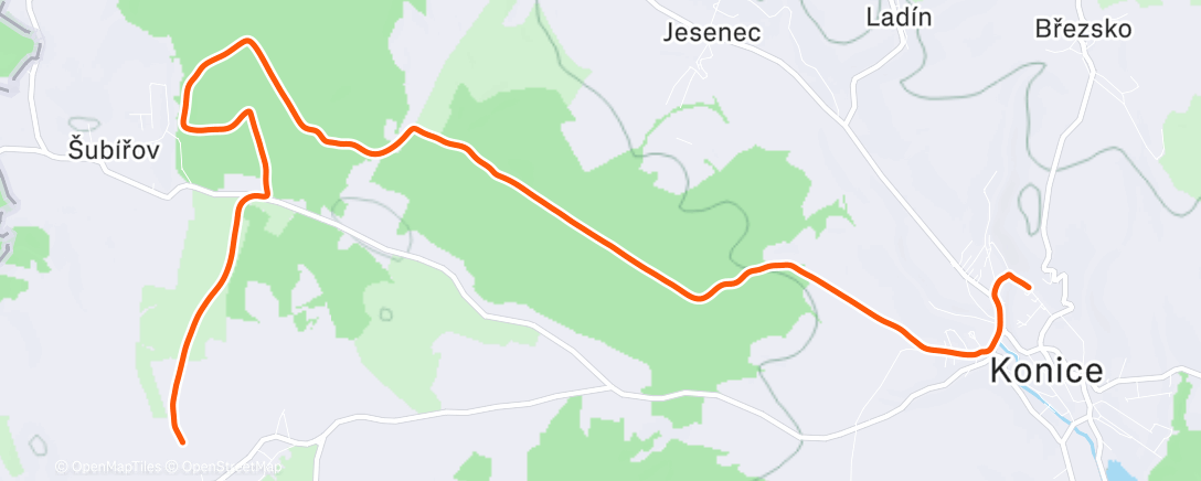 Map of the activity, S Jarou v domácím prostoru