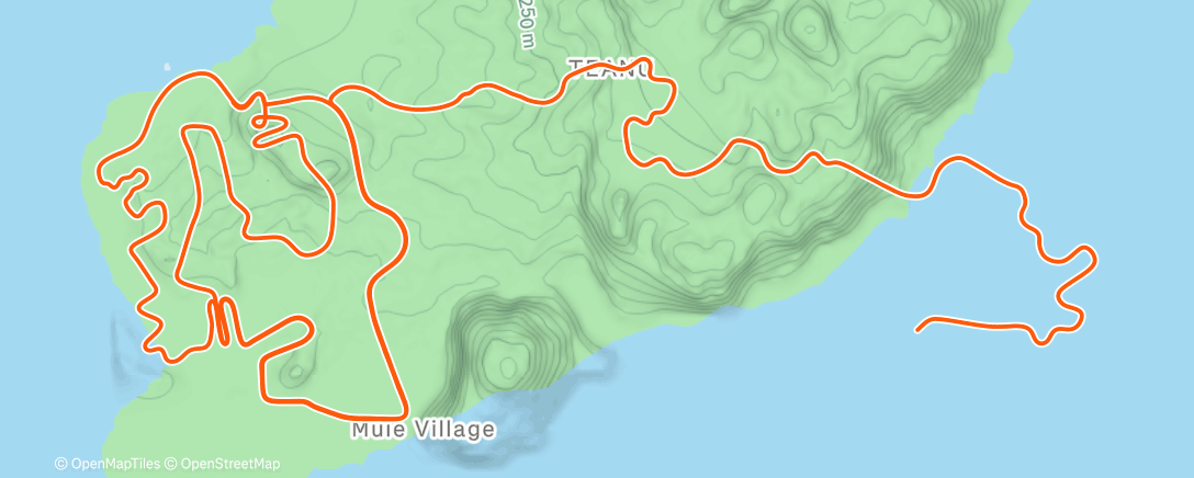 Map of the activity, Zwift - SST (Med) on Figure 8 in Watopia