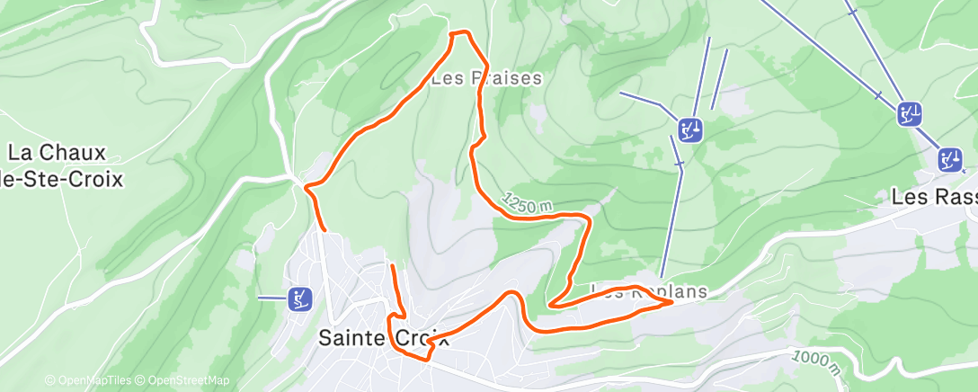 Map of the activity, Footing 👟