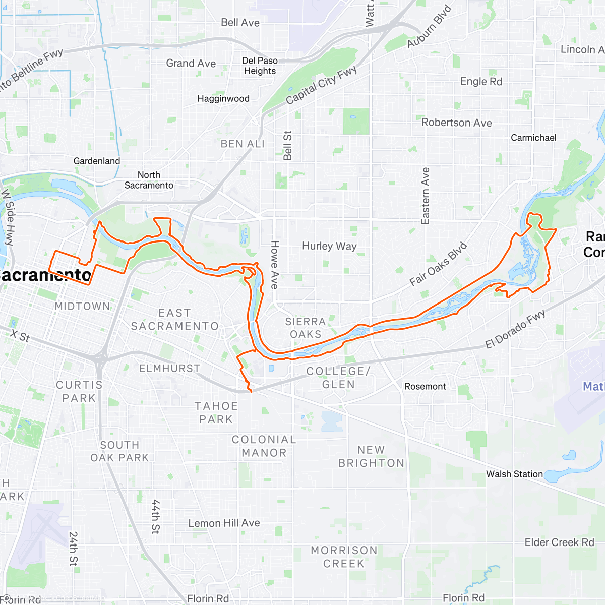 Map of the activity, Nicole & Greg birthday ride!!! 🎂🎂🎂