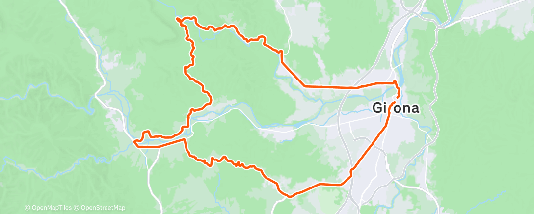 Map of the activity, Morning Ride