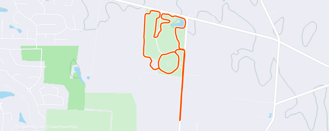 Map of the activity, The park’s no fun without Katie