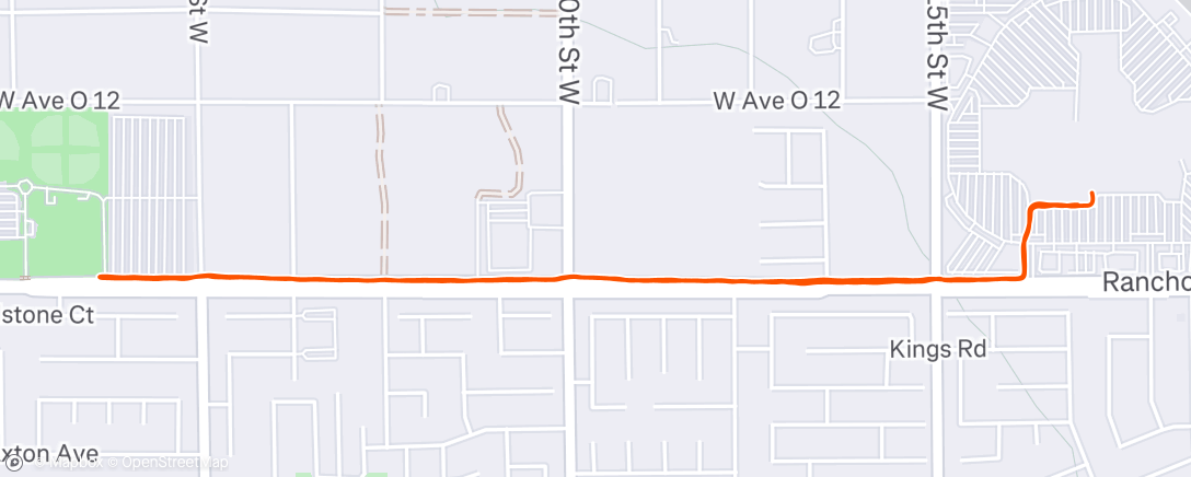 Map of the activity, Runners on Reformers 5k