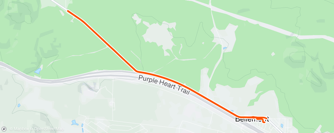 Map of the activity, Afternoon Ride