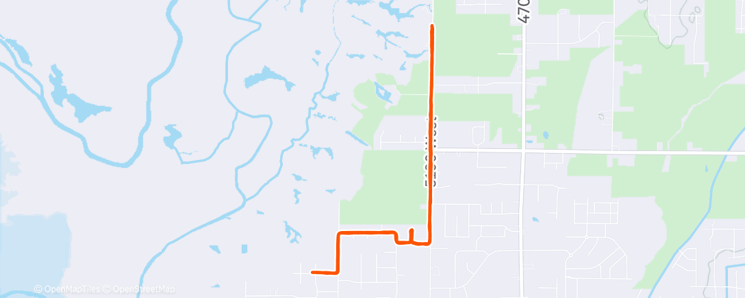 Карта физической активности (Morning Run)