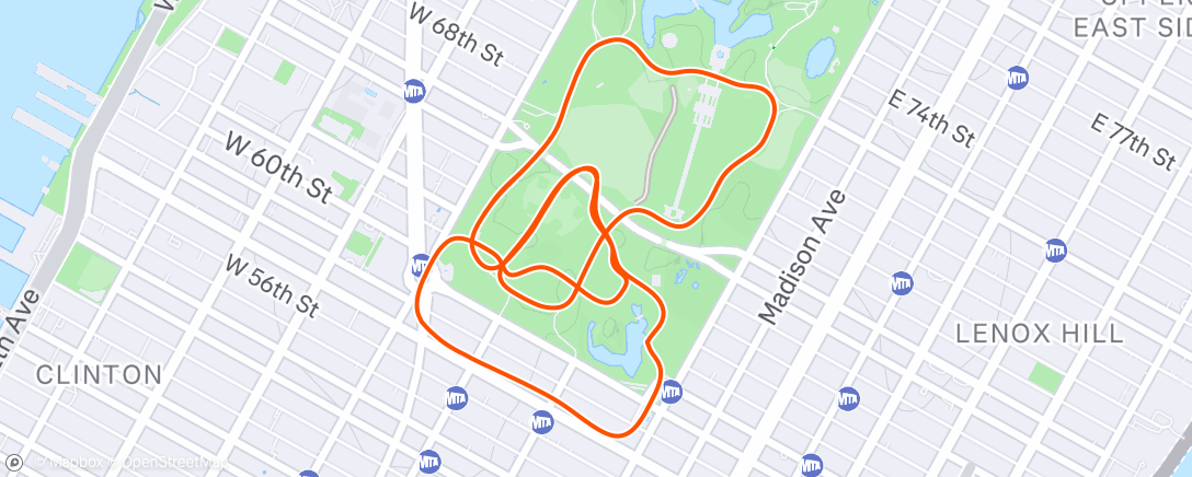 Map of the activity, Climb The Big Apple