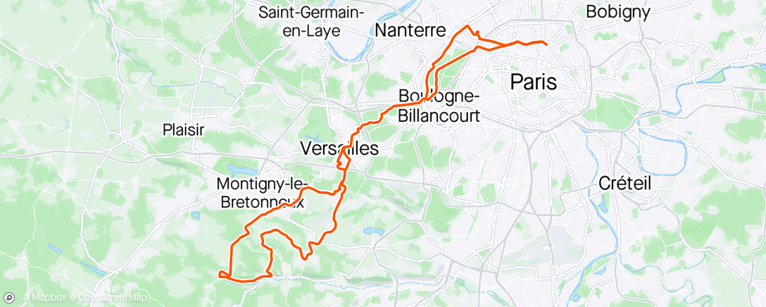 Map of the activity, chevreuse