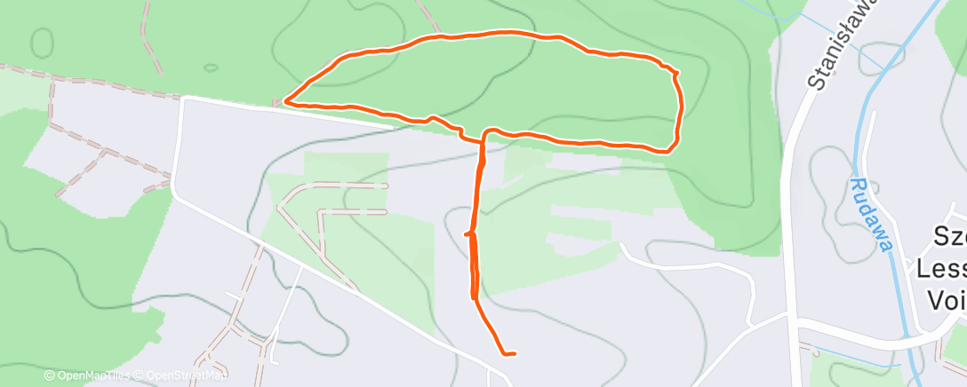 Карта физической активности (Afternoon Hike)