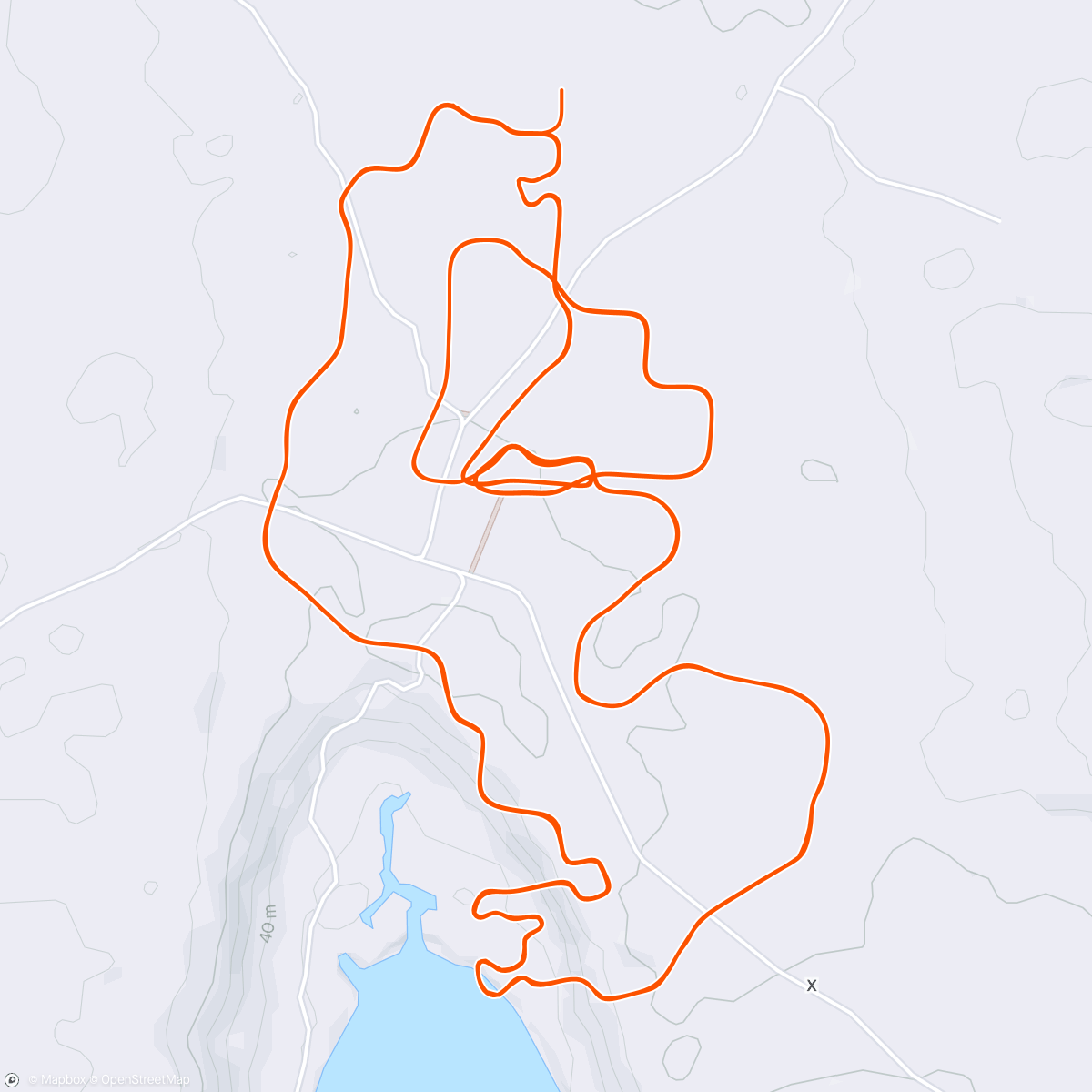 Карта физической активности (Zwift - Group Ride: Team CLS High 'n' Low (C) on Sprinter's Playground in Makuri Islands)