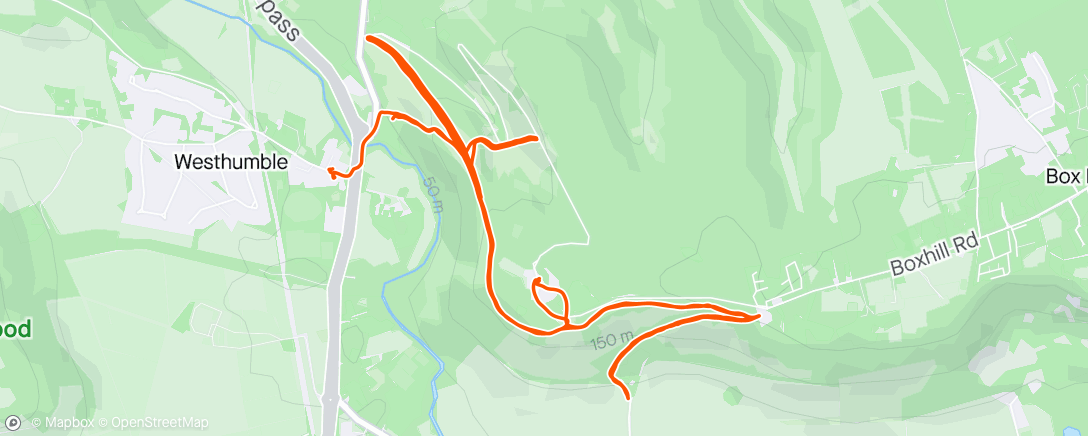 Map of the activity, Hill reps