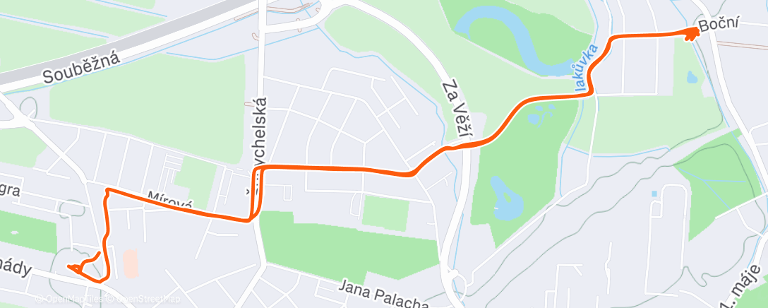 Карта физической активности (Afternoon Walk)