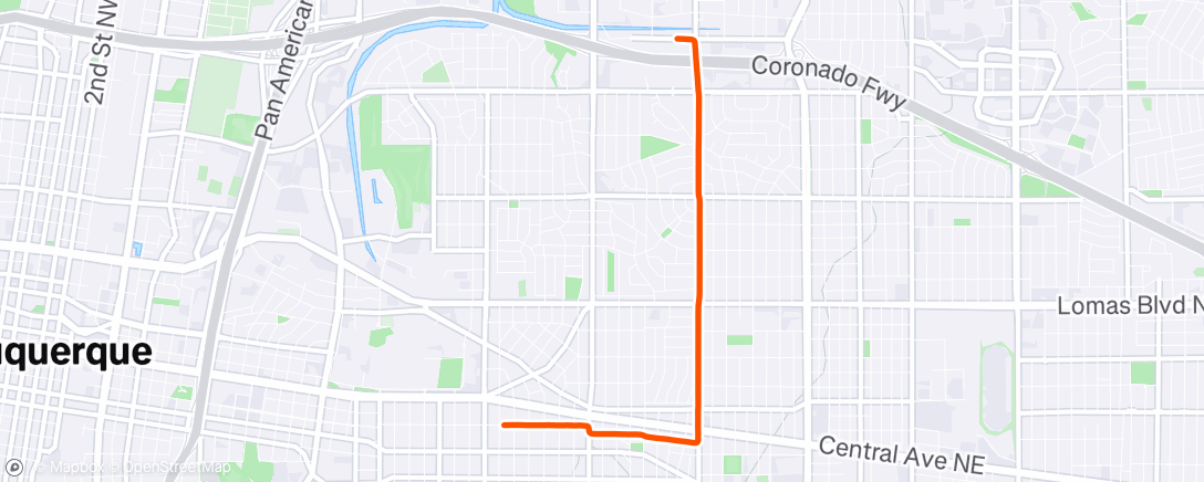 Map of the activity, From The Gym
