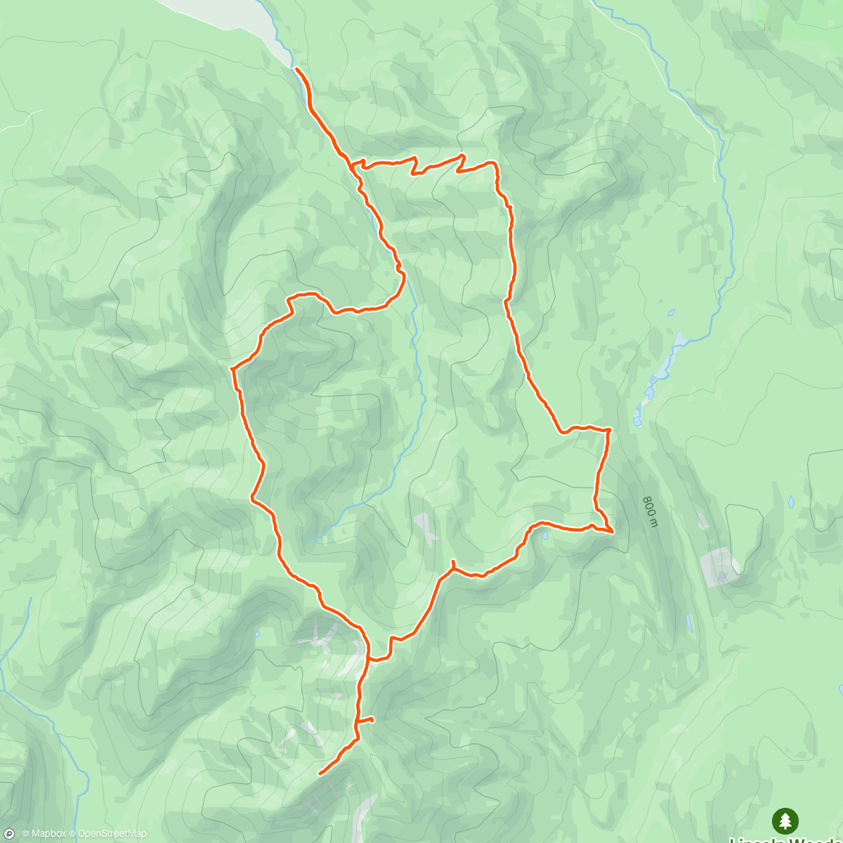 Map of the activity, Twizzea +