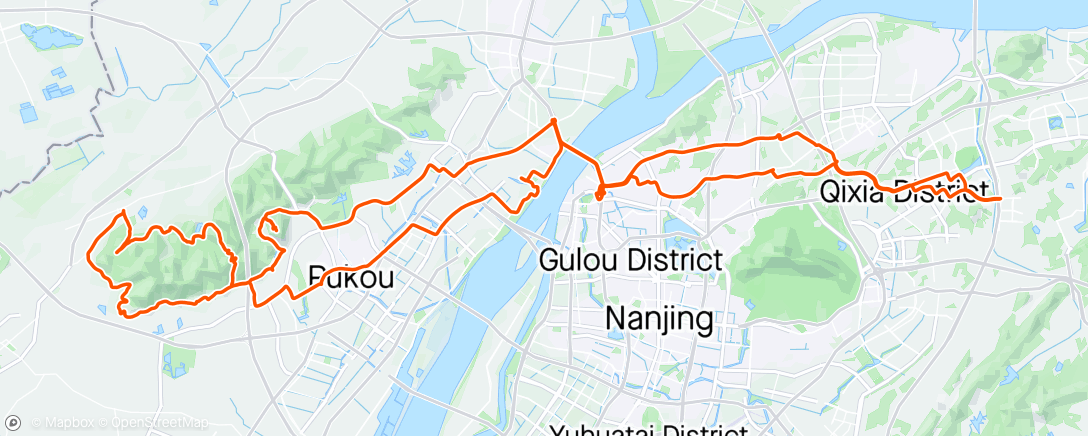 Map of the activity, 午间骑行