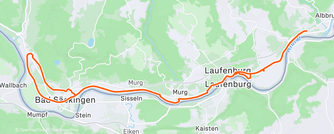 Mapa de la actividad (Fahrt am Nachmittag)