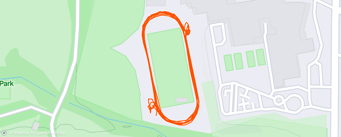 Map of the activity, First SLC Track Club!