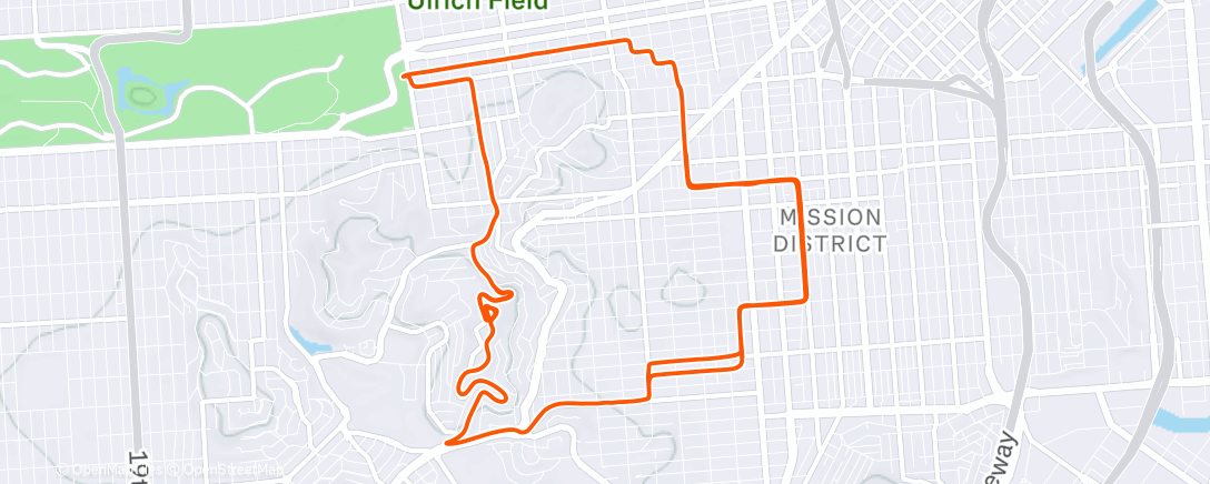 Map of the activity, Morning Ride