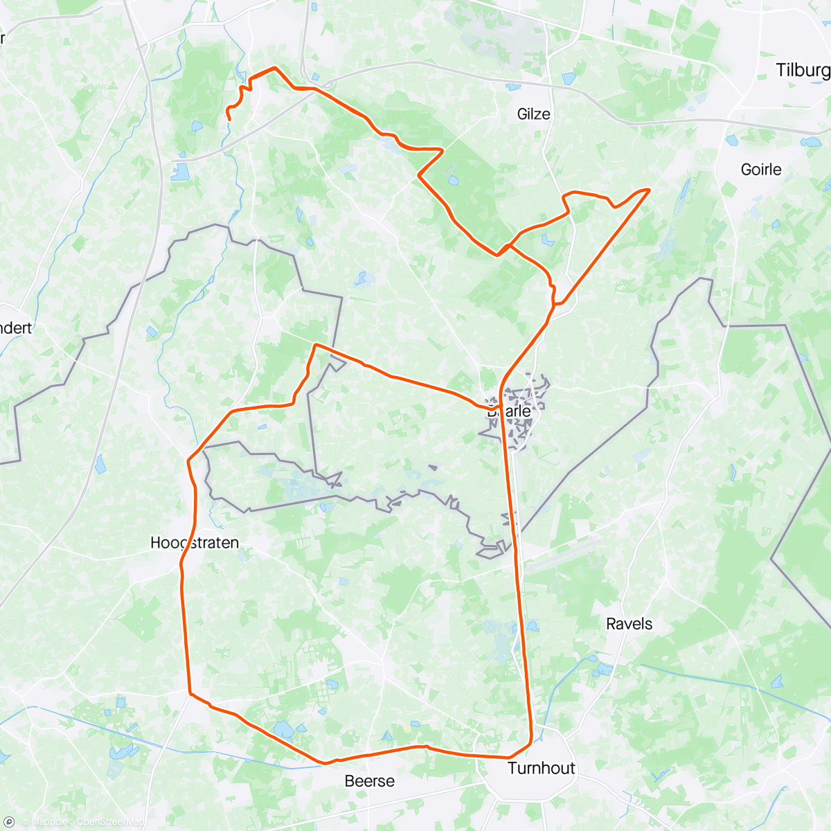 アクティビティ「Met Wout naar België」の地図